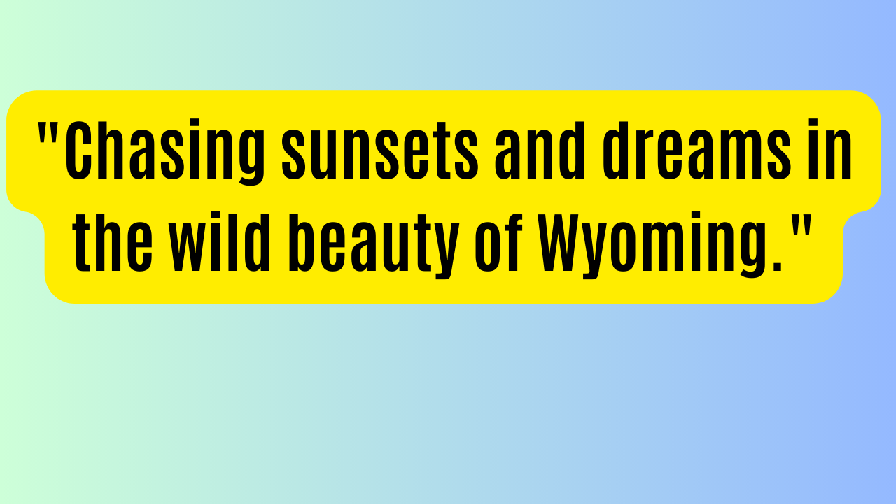 Funny Wyoming Captions