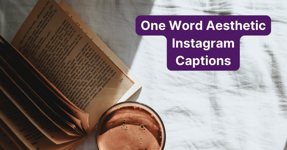 One Word Aesthetic Instagram Captions