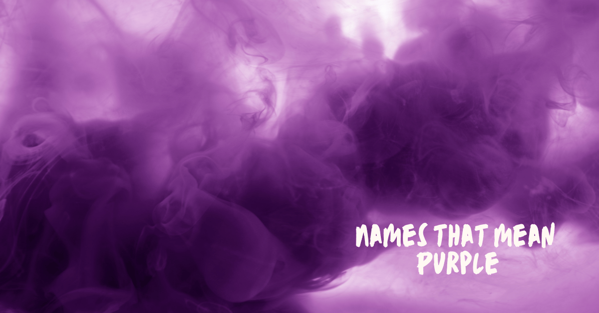 Names That Mean Purple